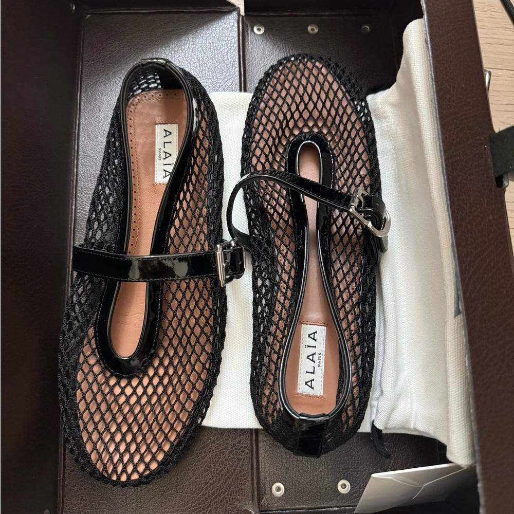 Alaïa Mesh Ballet Flats